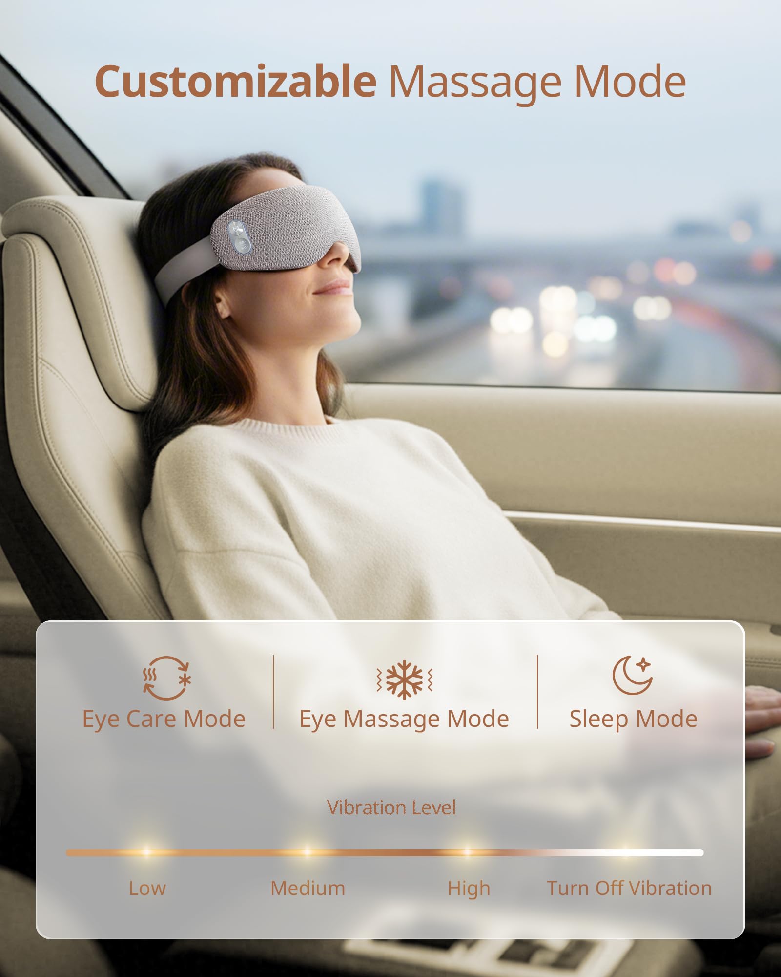 ibreo eye massager fourteen vibration heads detail for targeted eye massage