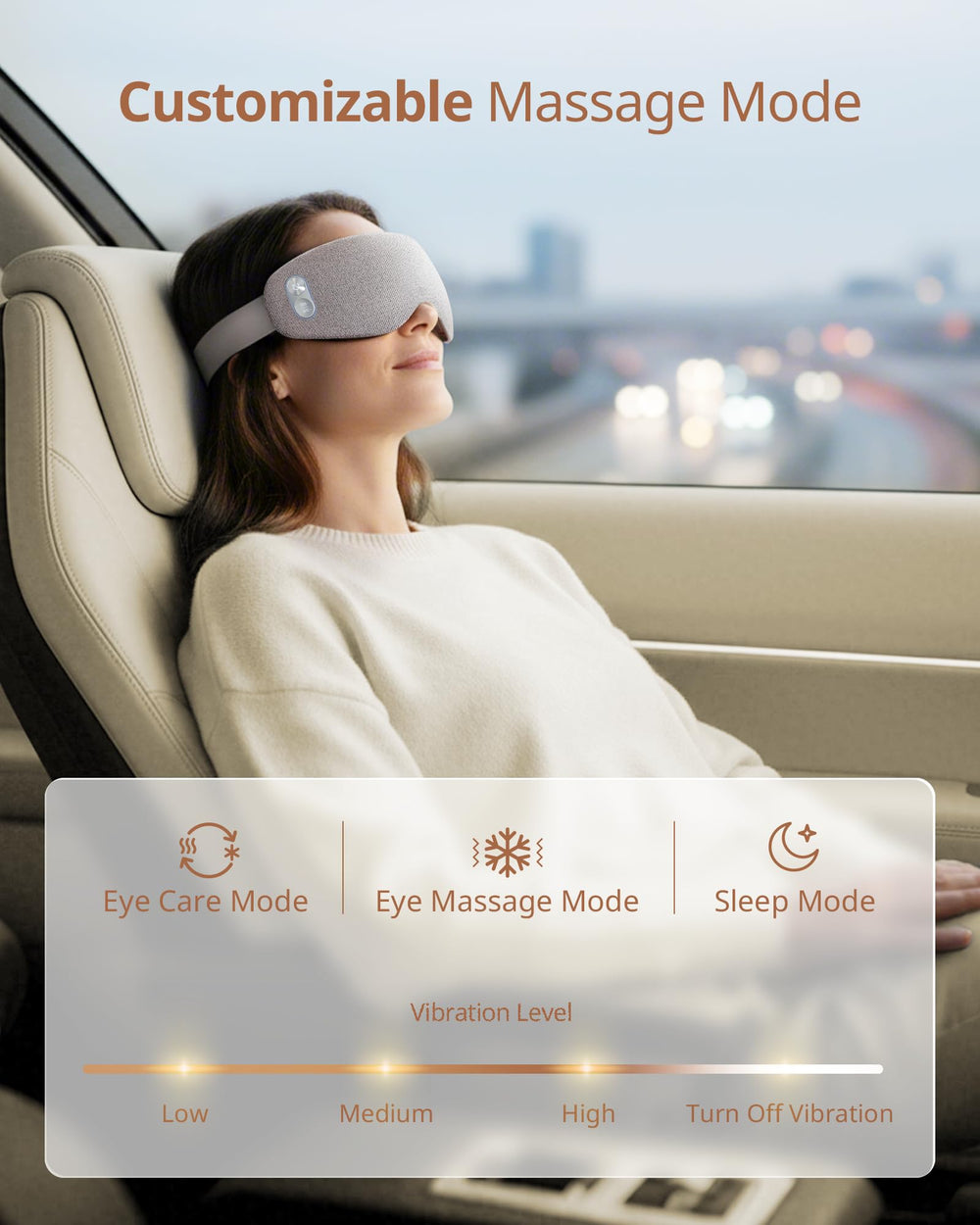 ibreo Eye Massager USB-C charging port close-up