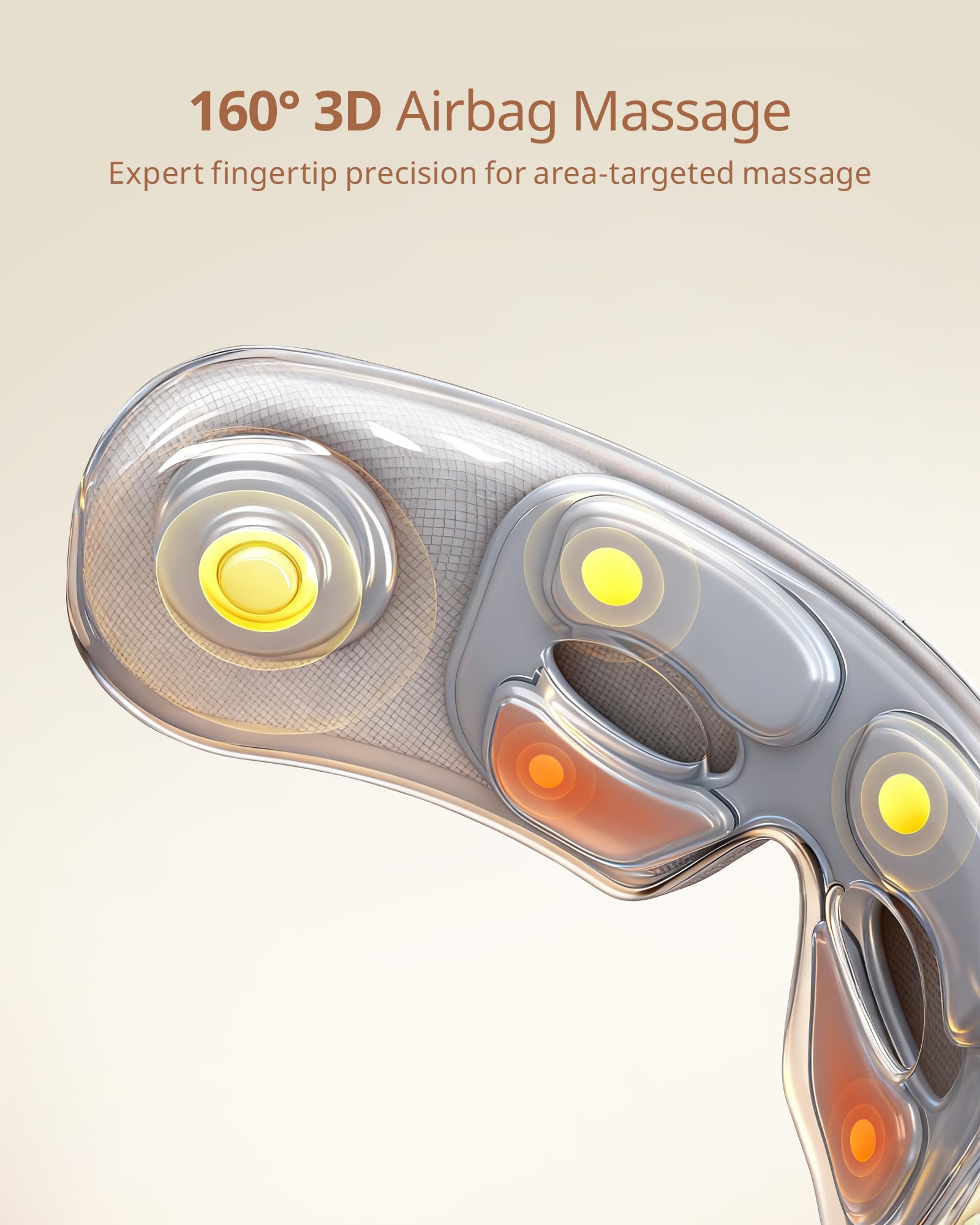 Ibreo 3D airbag massage kneads around eyes to reduce fatigue