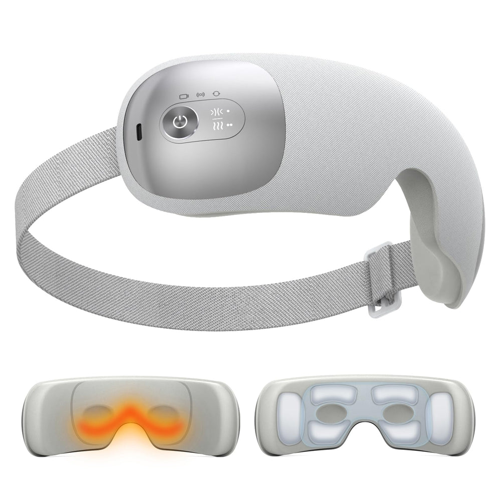 Ibreo Ultra-Light Eye Massager showing compact design for travel relief