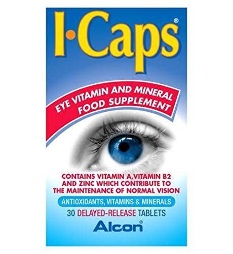 ICaps Extra Lutein tablets in bottle offer daily eye health support and easy dosing.
