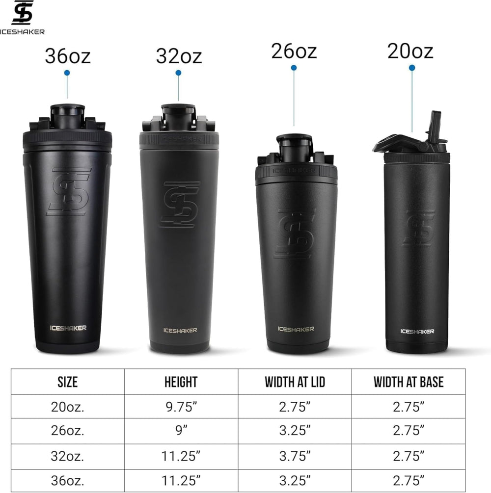 Ice Shaker internal measurement lines aid precise mixing.