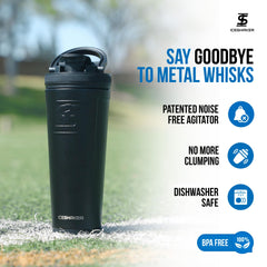 Odor-free Ice Shaker construction resists lingering smells after workouts.
