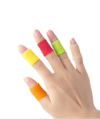 Wrist and ankle wrap demonstrates strong self-adhesive hold without slipping.