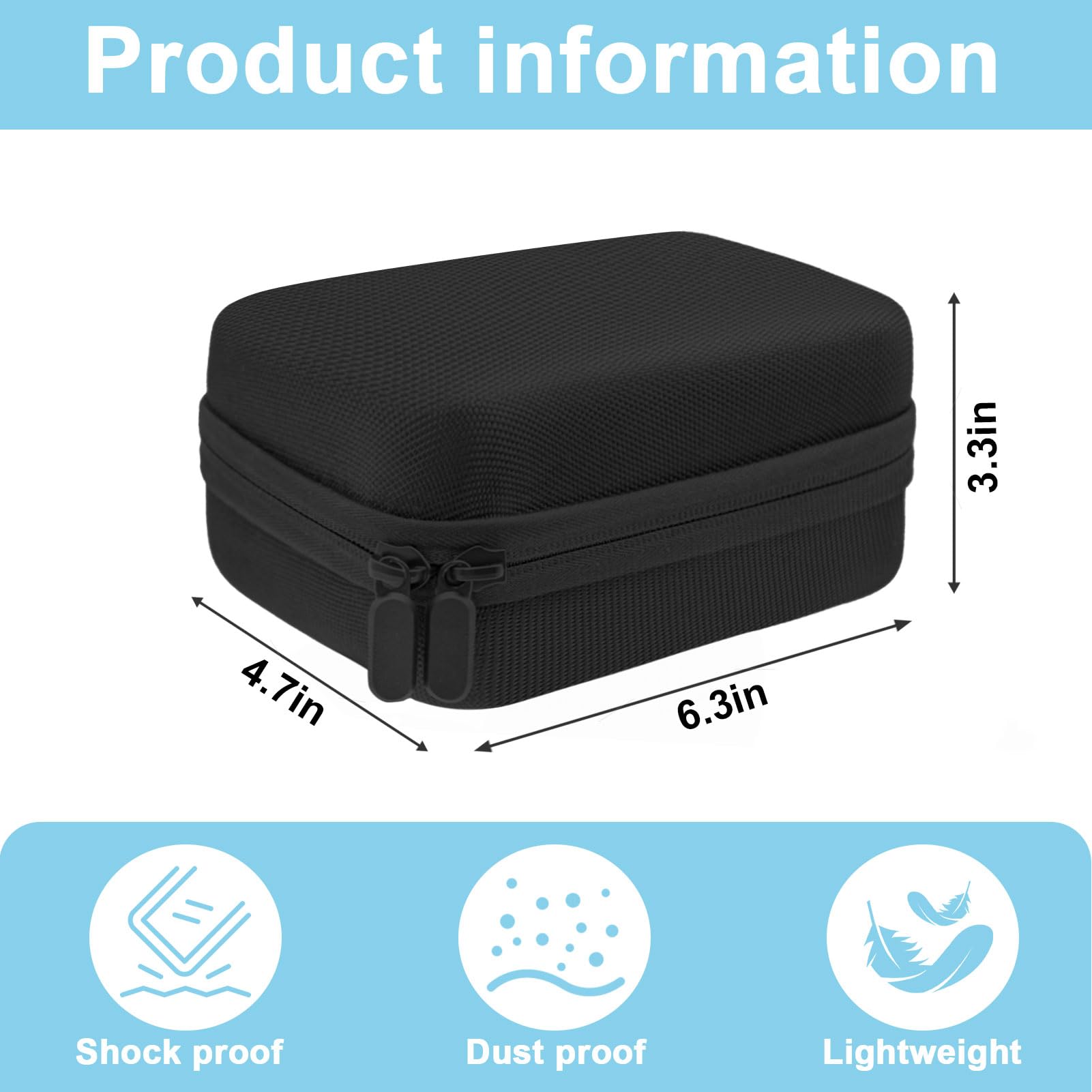 ICIMBI outer shell is water-resistant with EVA-lined interior.