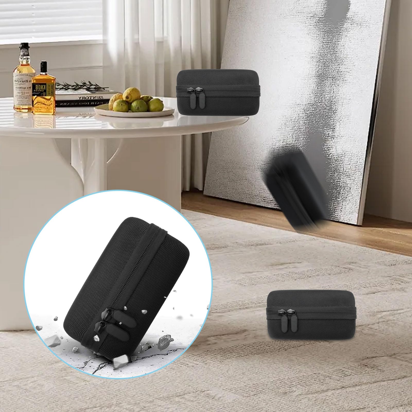 ICIMBI compact fridge case helps reduce clutter on trips.
