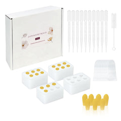 ICIMBI silicone suppository mold 2ml with four trays enables easy, reusable batch making.