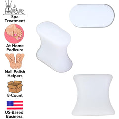 Iconikal bunion cushion detail showing gel cushions for toe spacing and comfort.