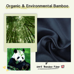 iCooBreeze bamboo fiber eye mask is breathable for nighttime comfort.