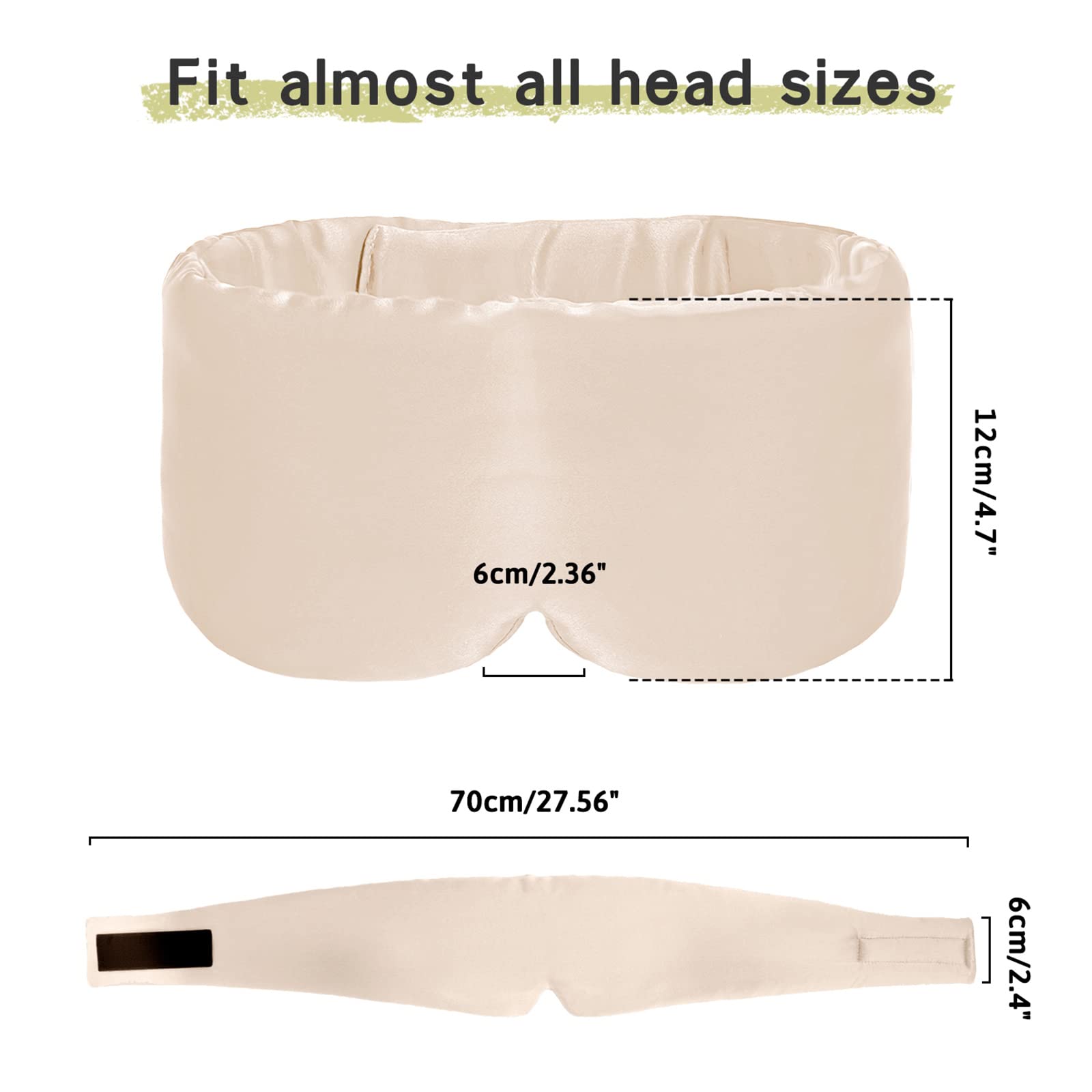 iCooBreeze washable bamboo eye mask for long-lasting use
