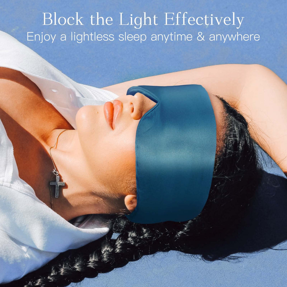 iCooBreeze silk eye mask made from EKO-TEX certified silk