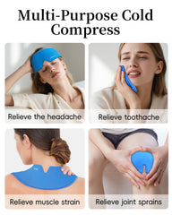 iCooBreeze eye mask with adjustable strap fits most heads for comfortable use