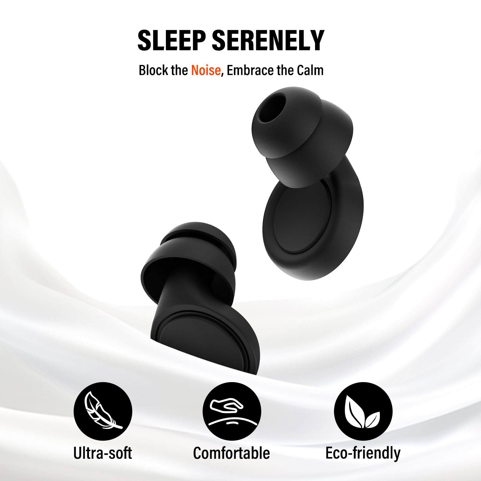 IDE11 tapones auditivos silicona talla M: silicona suave para uso prolongado.
