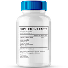 IDEAL PERFORMANCE Aqua Sculpt capsules poured in a palm for quick keto-friendly energy.