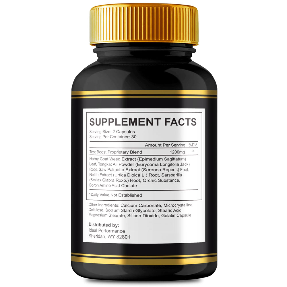 IDEAL PERFORMANCE Eros Lift capsules close-up highlights smooth, easy-to-swallow capsules.