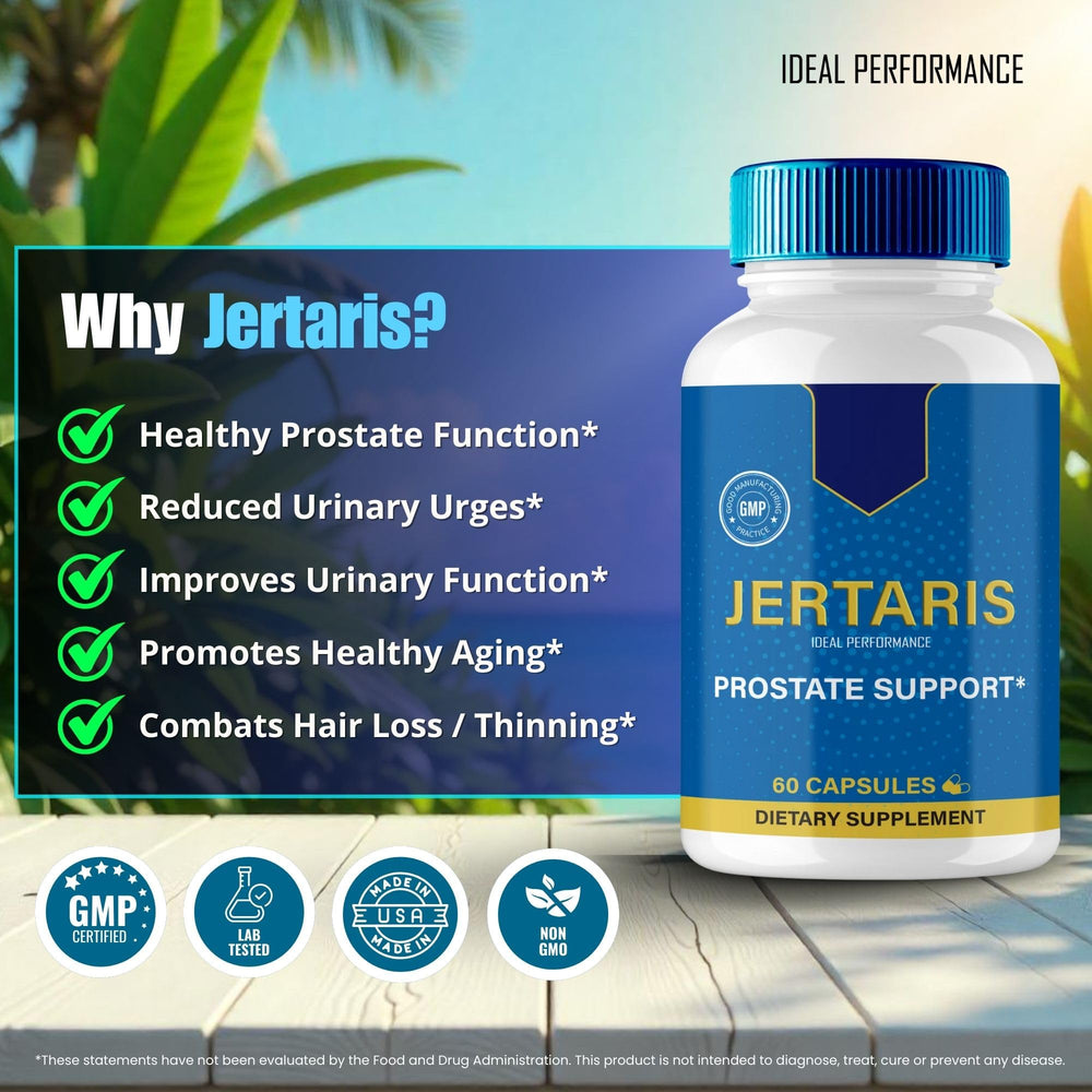 IDEAL PERFORMANCE Jertaris bottle with water for convenient daily routine