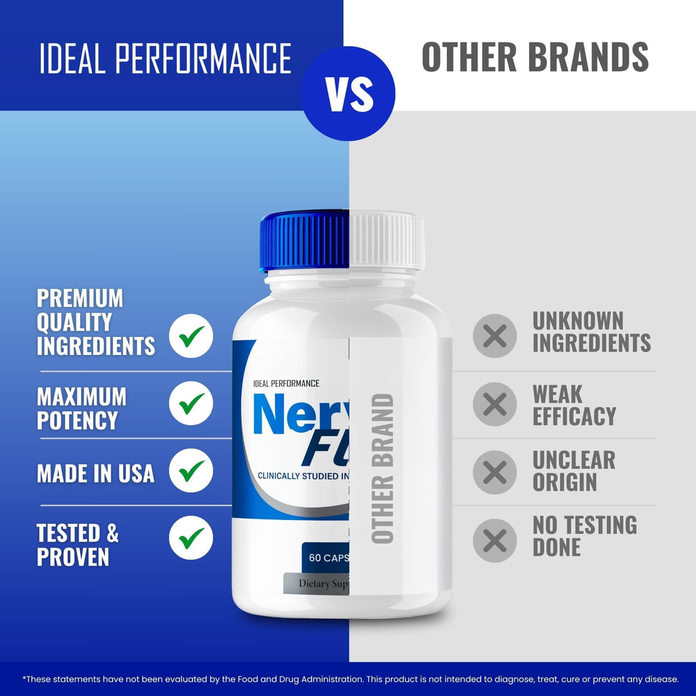 IDEAL PERFORMANCE Nerve Flow side view, capsules ready for routine