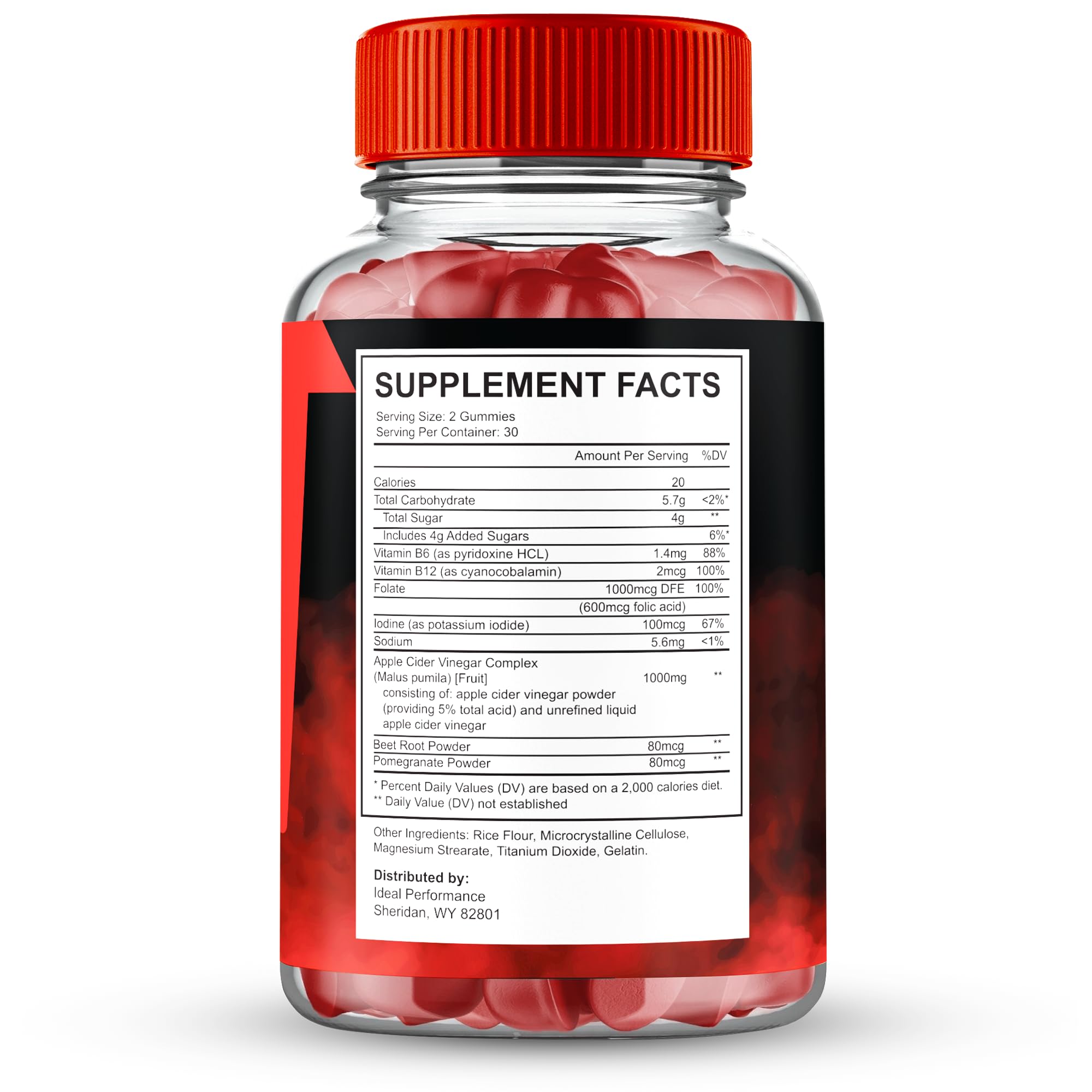 IDEAL PERFORMANCE Vigor Boost Gummies pack shot for convenient on-the-go use