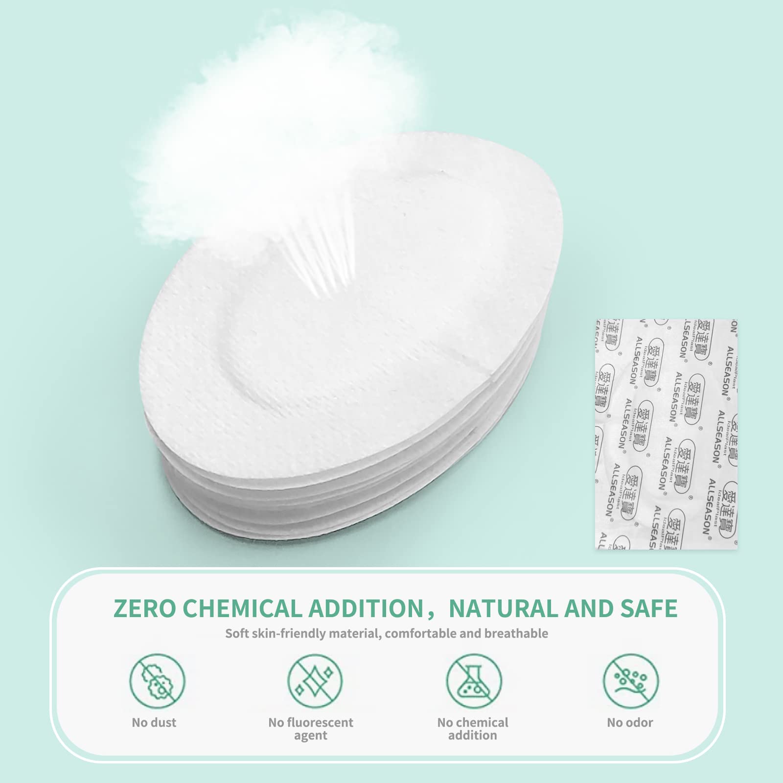 IdealPlast 20-piece eye pad pack for adults