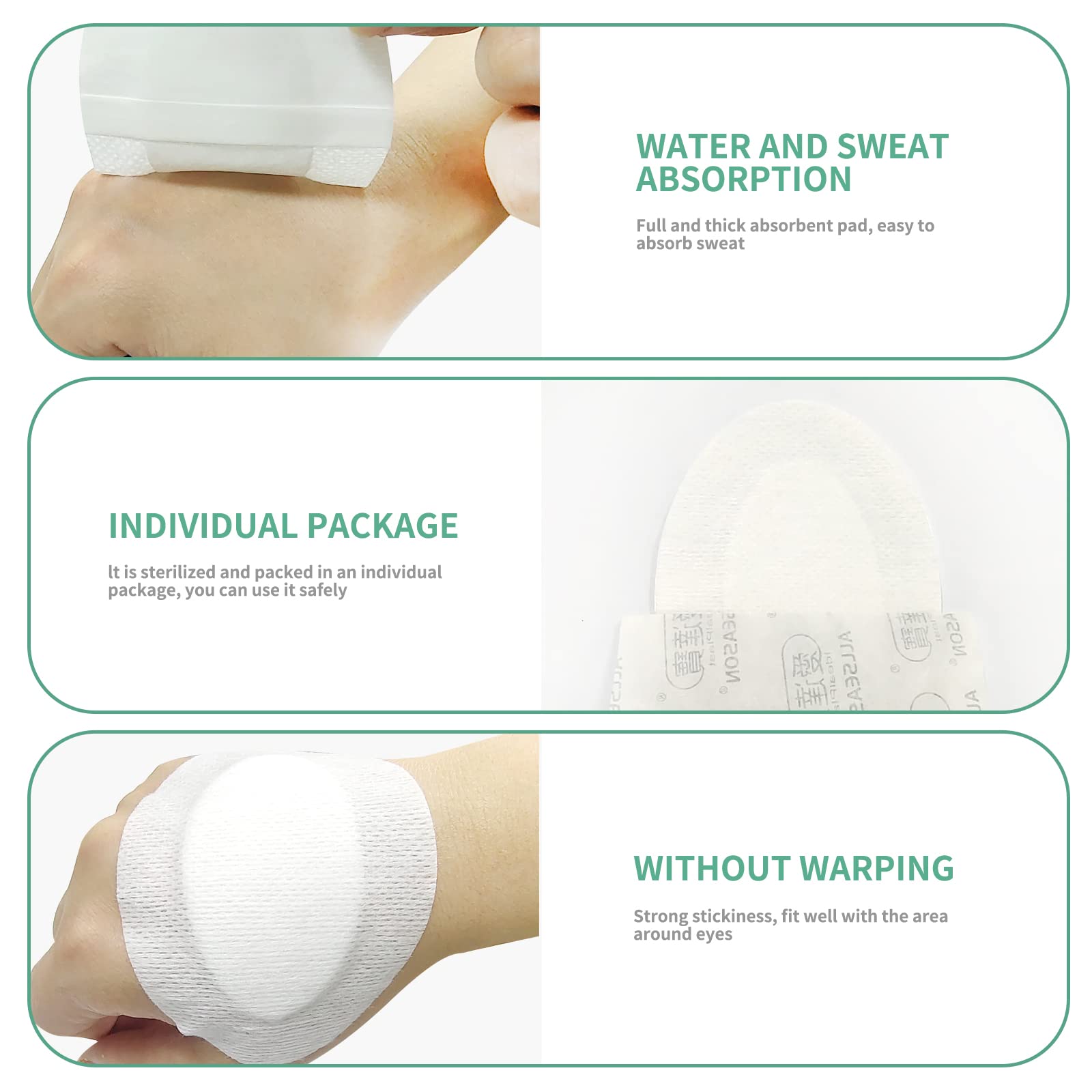 IdealPlast eye pads designed for adult wound care use