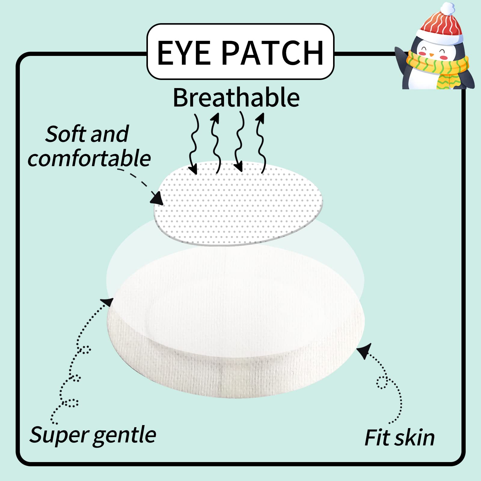 IdealPlast eye pads suitable for amblyopia therapy patches