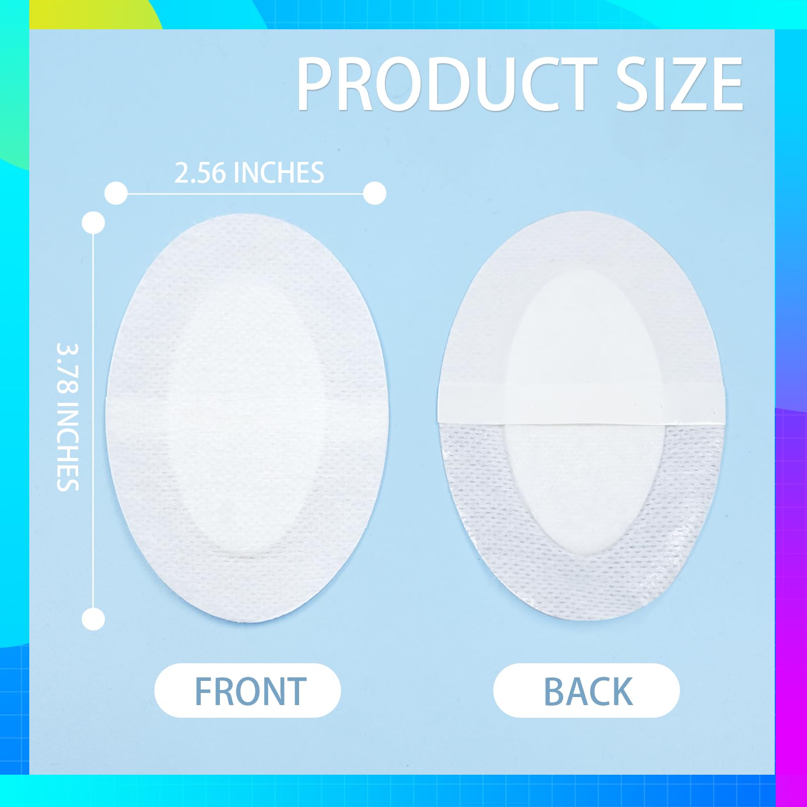 IdealPlast breathable nonwoven eye pads for sensitive skin