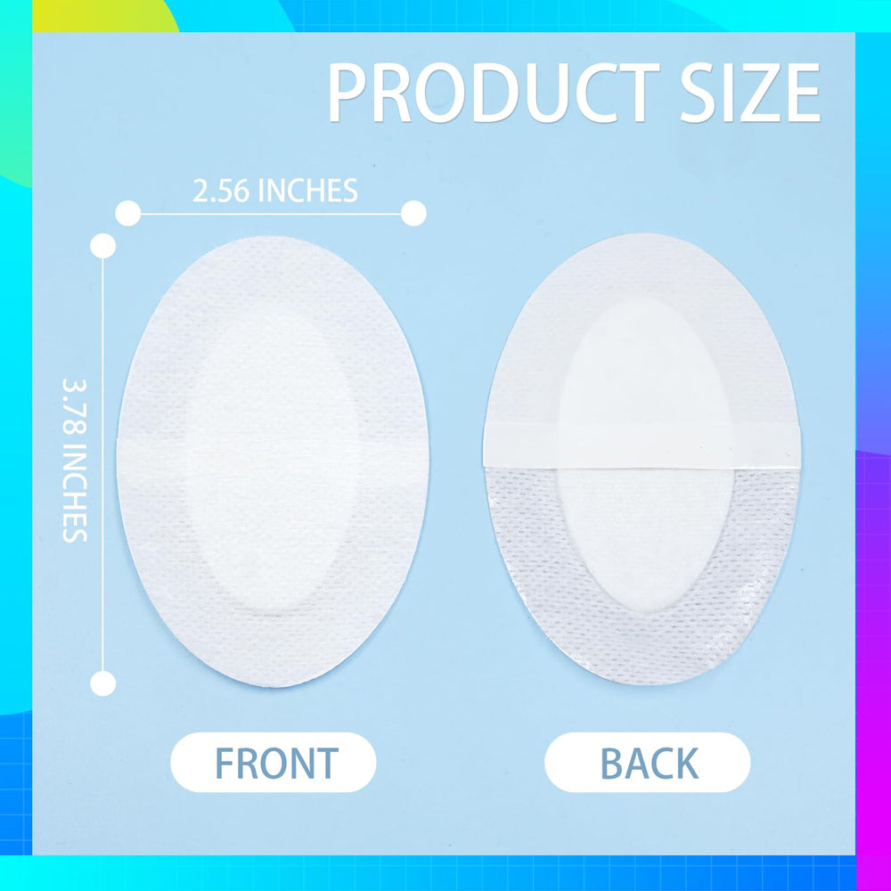 IdealPlast breathable nonwoven eye pads for sensitive skin