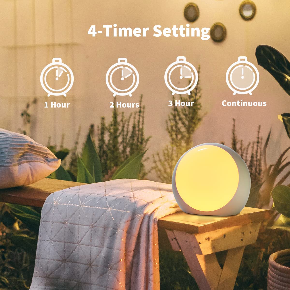 IdealSleep in a bedroom used by baby and adults for soothing routines