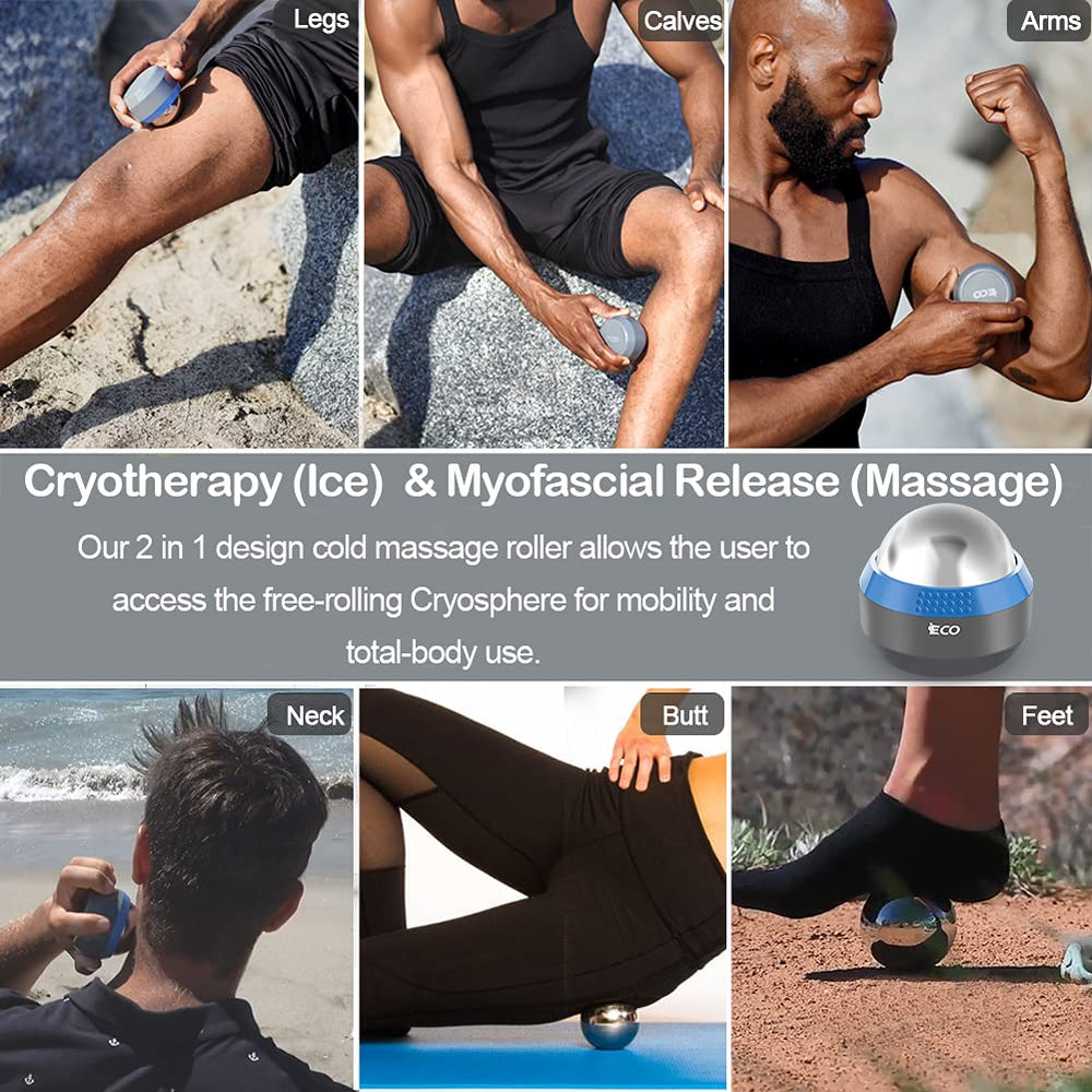 ieco Cryosphere on back and shoulder area for targeted relief