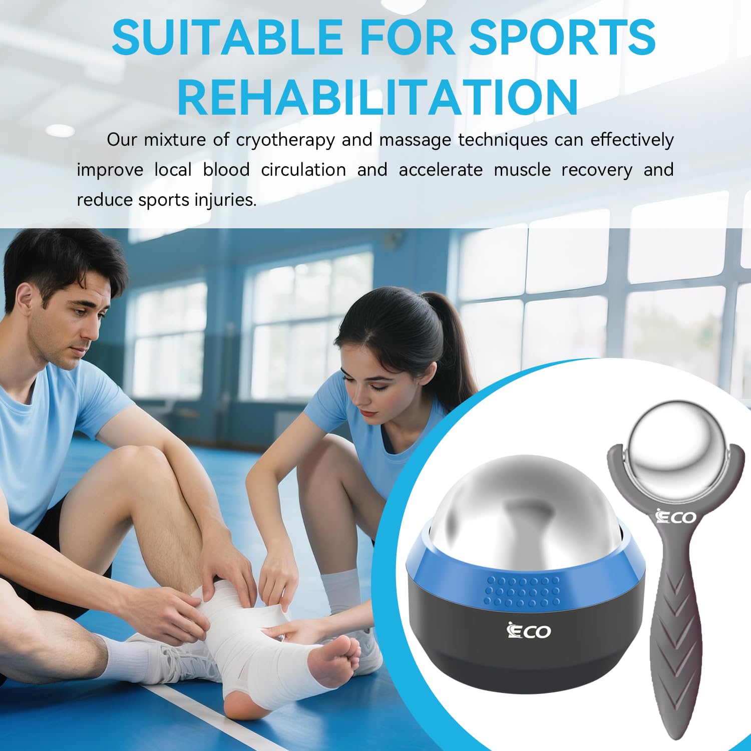 iECO Cryosphere grip base made of ABS and rubber for stability