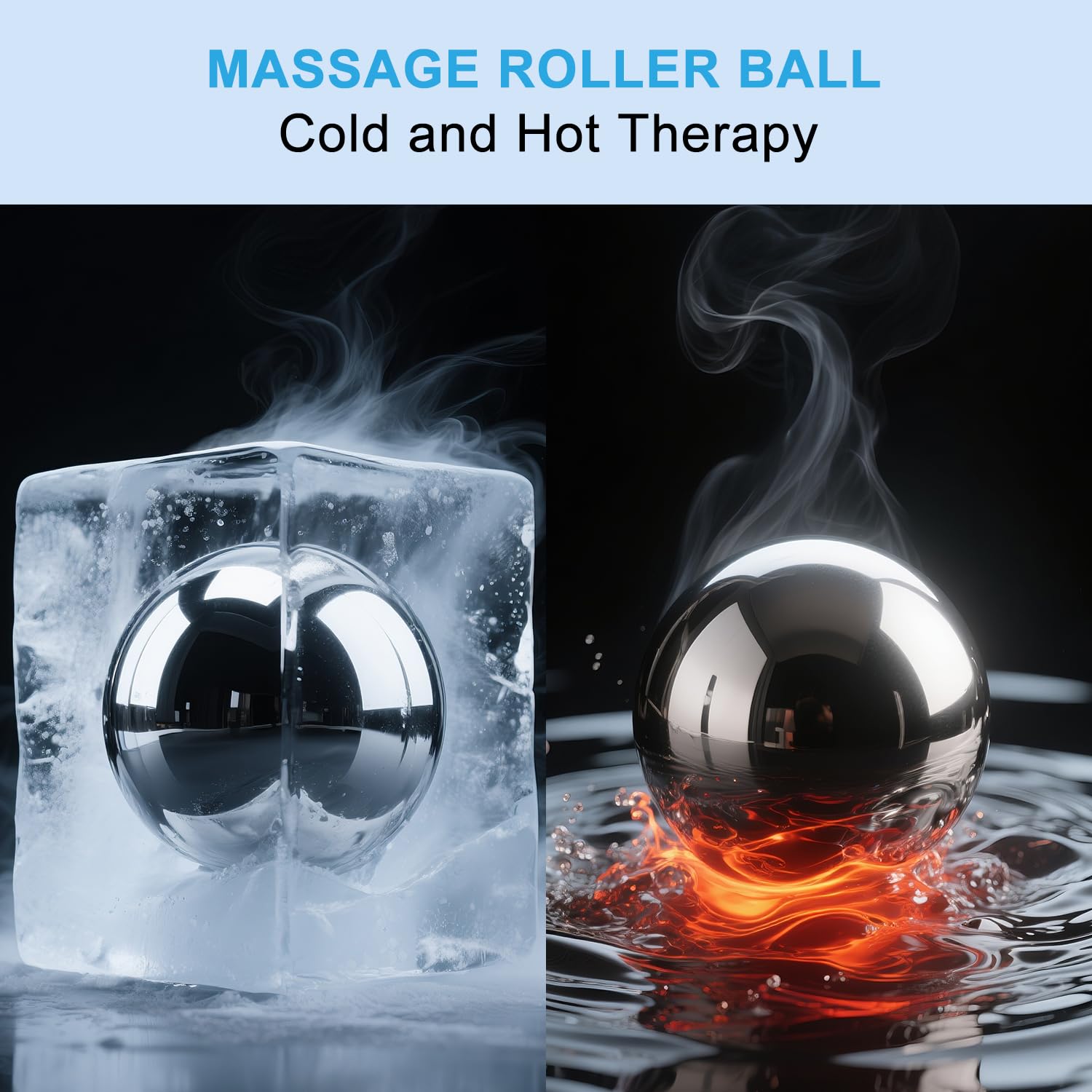 iECO Cryosphere roller ball used for warm therapy after exercise