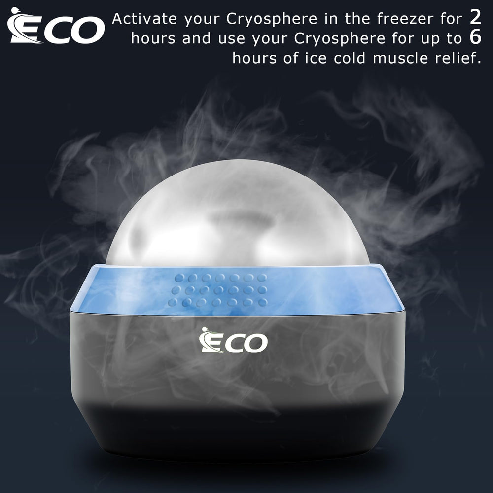 ieco Cryosphere roller ball warm-therapy demonstration for relaxation