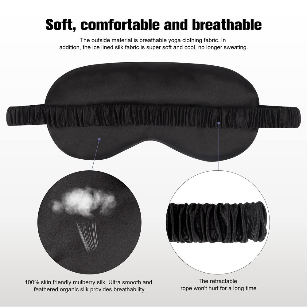 IEKEODI side-sleeper friendly mask fits various head sizes