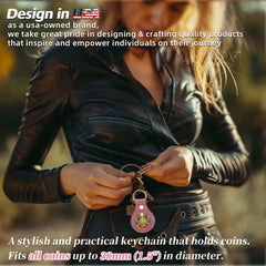 IELCJJ Curve design makes inserting and removing coins quick and simple.