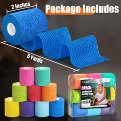 iewyck banda adhesiva para deporte, colores vivos, soporte ligero