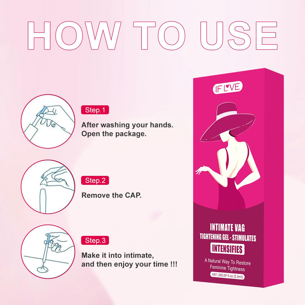 IF L VE feminine firming gel ph-balanced-label closeup for balanced care.