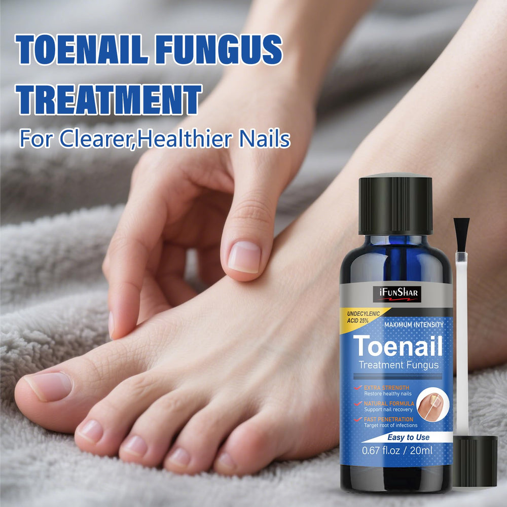 IFUNSHAR bottle label details highlighting 25 percent undecylenic acid