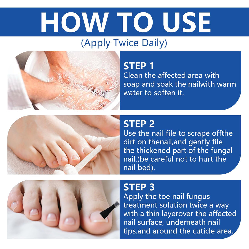 Two-bottle IFUNSHAR pack for ongoing nail care routine
