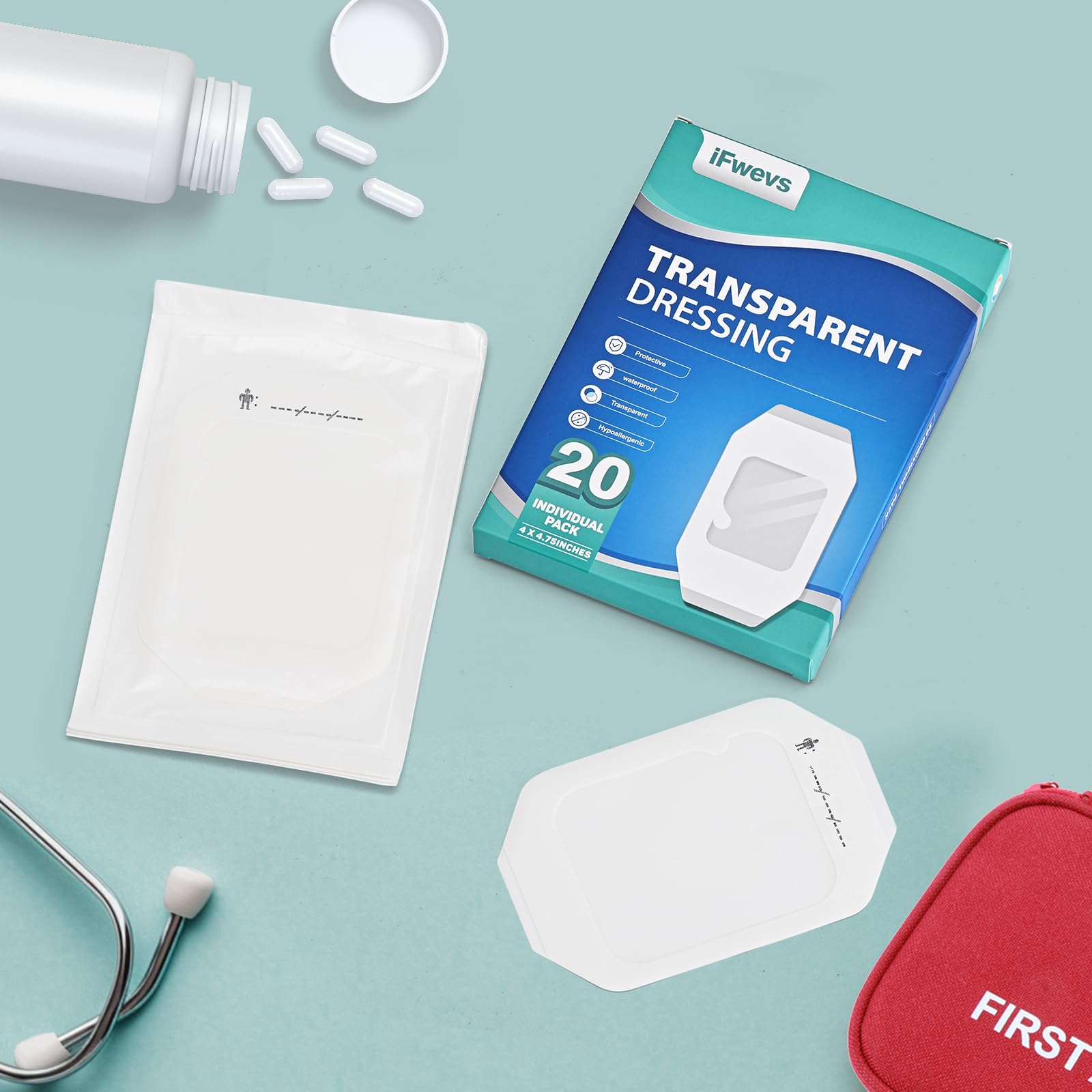 iFwevs skin-friendly dressing optimized for sensitive skin and easy removal