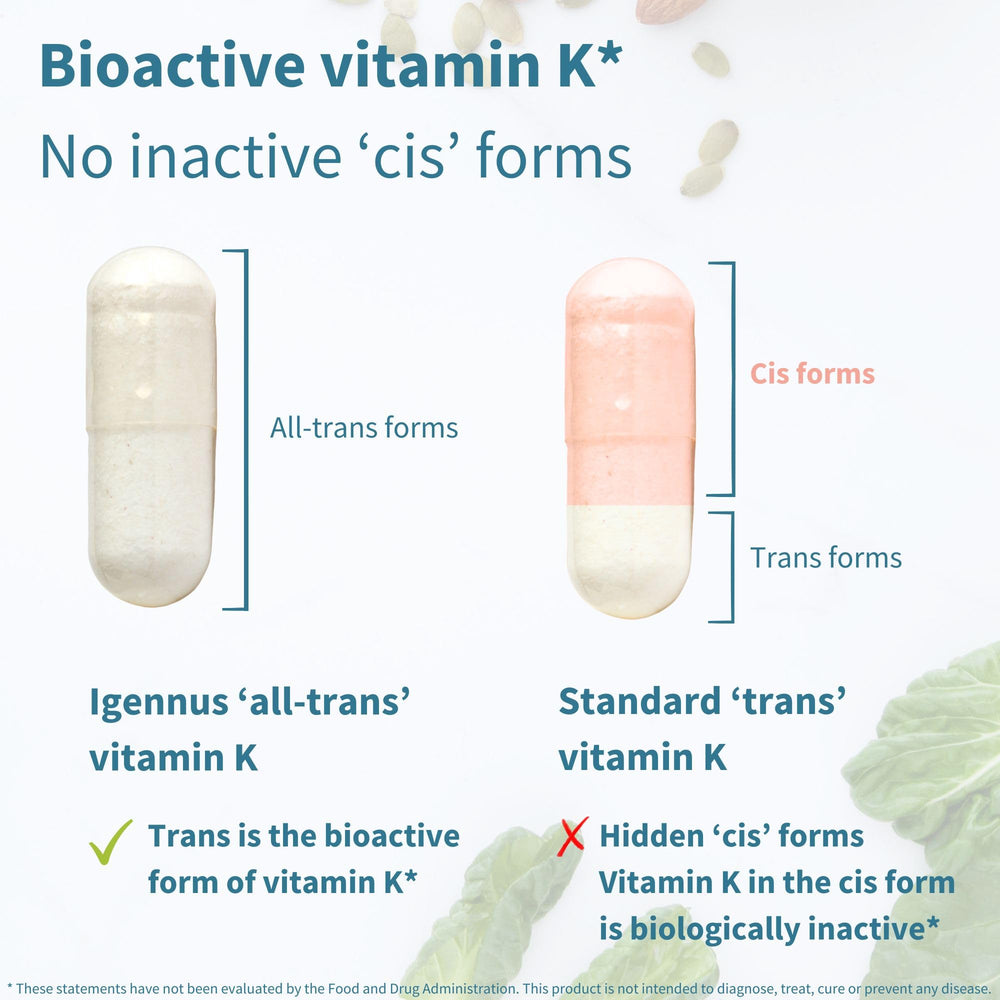 Igennus clean-label vegan formulation emphasizing purity.