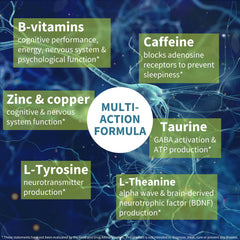 Igennus Focus capsules pour demonstrates convenient dosing before tasks.