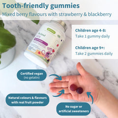 Igennus Methylated Kids Multivitamin Gummy sugar-free, no artificial colors for tooth-friendly snacking