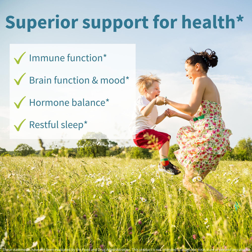Igennus Neurobalance ingredient list close-up focusing zinc and magnesium.