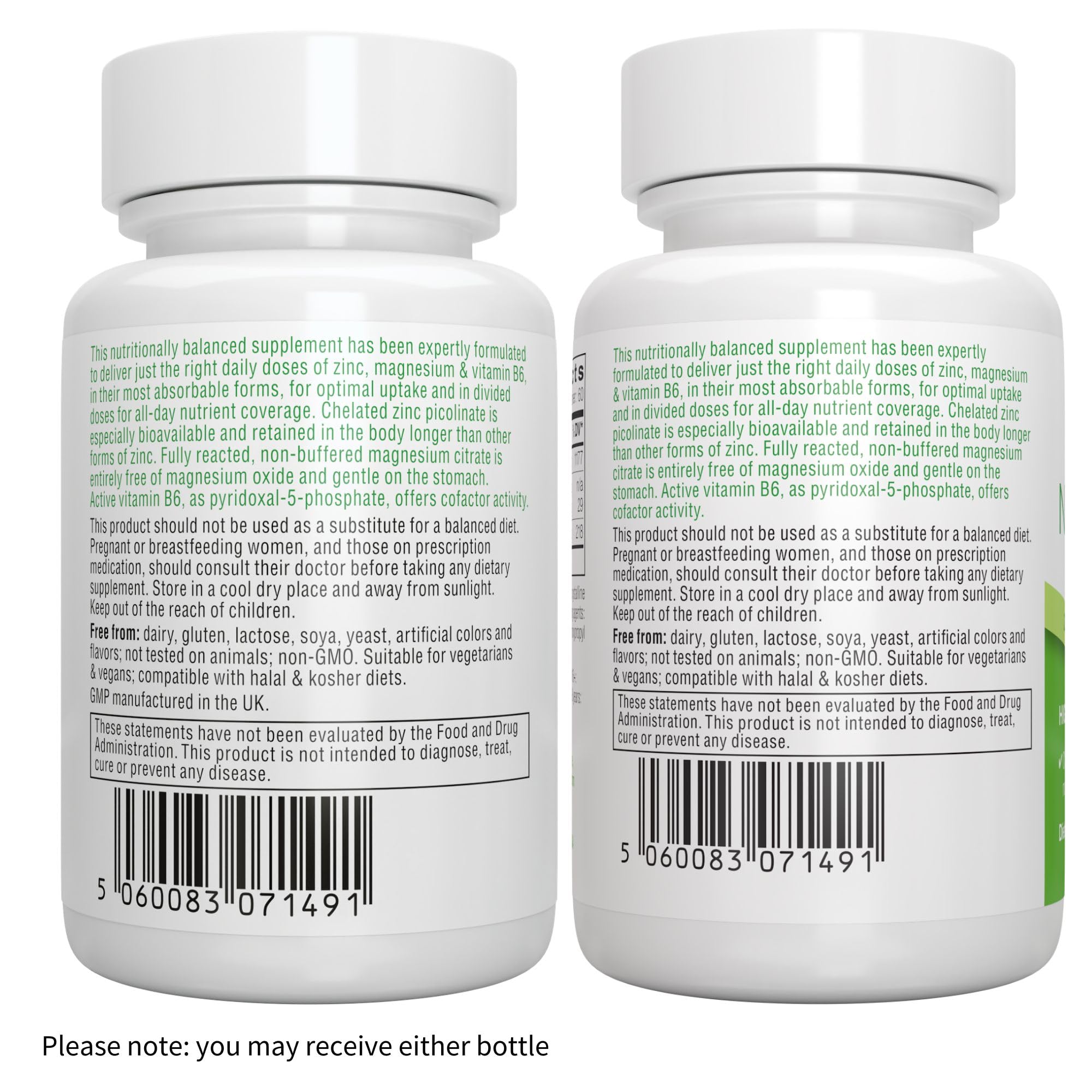 Igennus Neurobalance vegan symbol on packaging emphasizes plant-based trust.