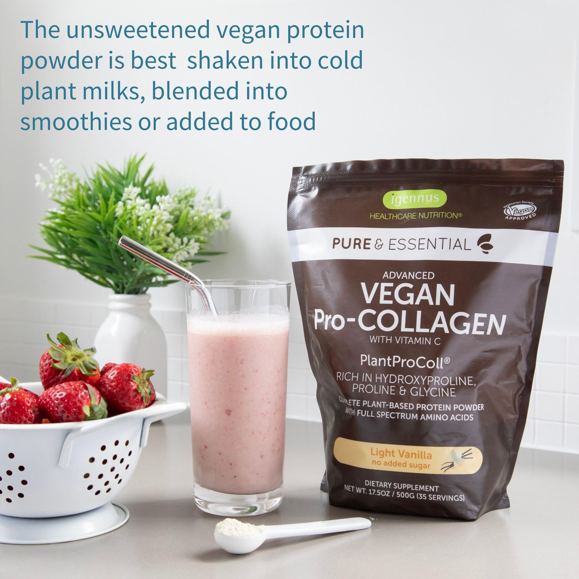 Igennus Non-GMO label conveys clean ingredient standards