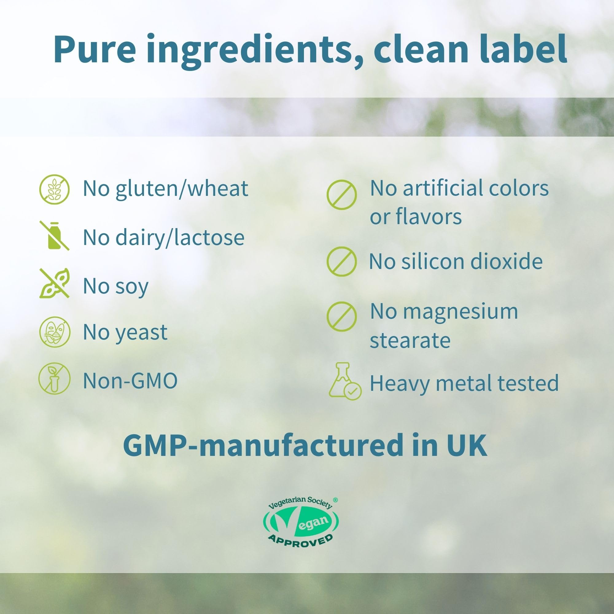 Sugar-free Igennus Vitamin C with no artificial sweeteners on the label.