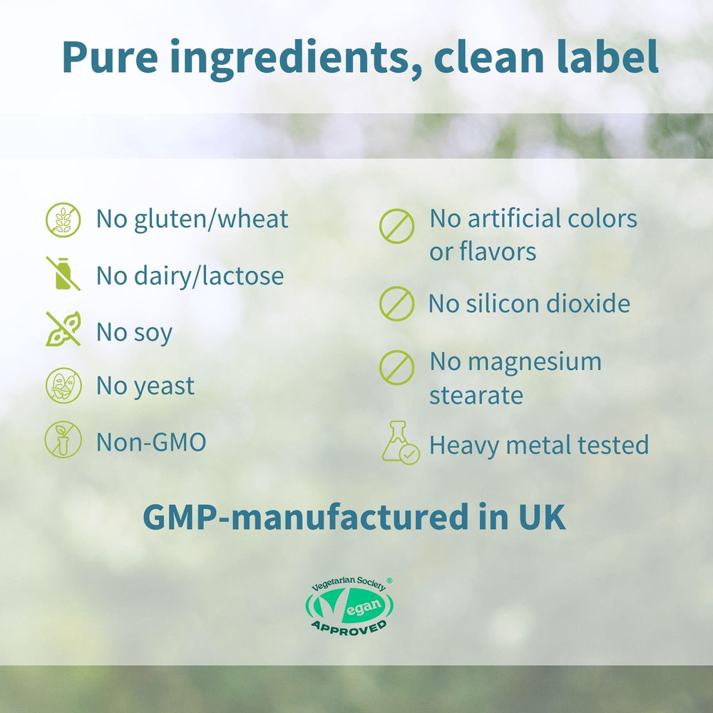Sugar-free Igennus Vitamin C with no artificial sweeteners on the label.