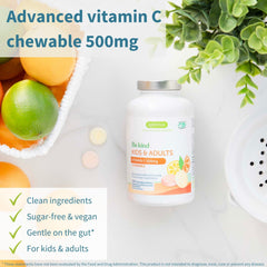 Igennus Gentle Buffered Vitamin C chewable with orange flavor for a tasty daily dose.