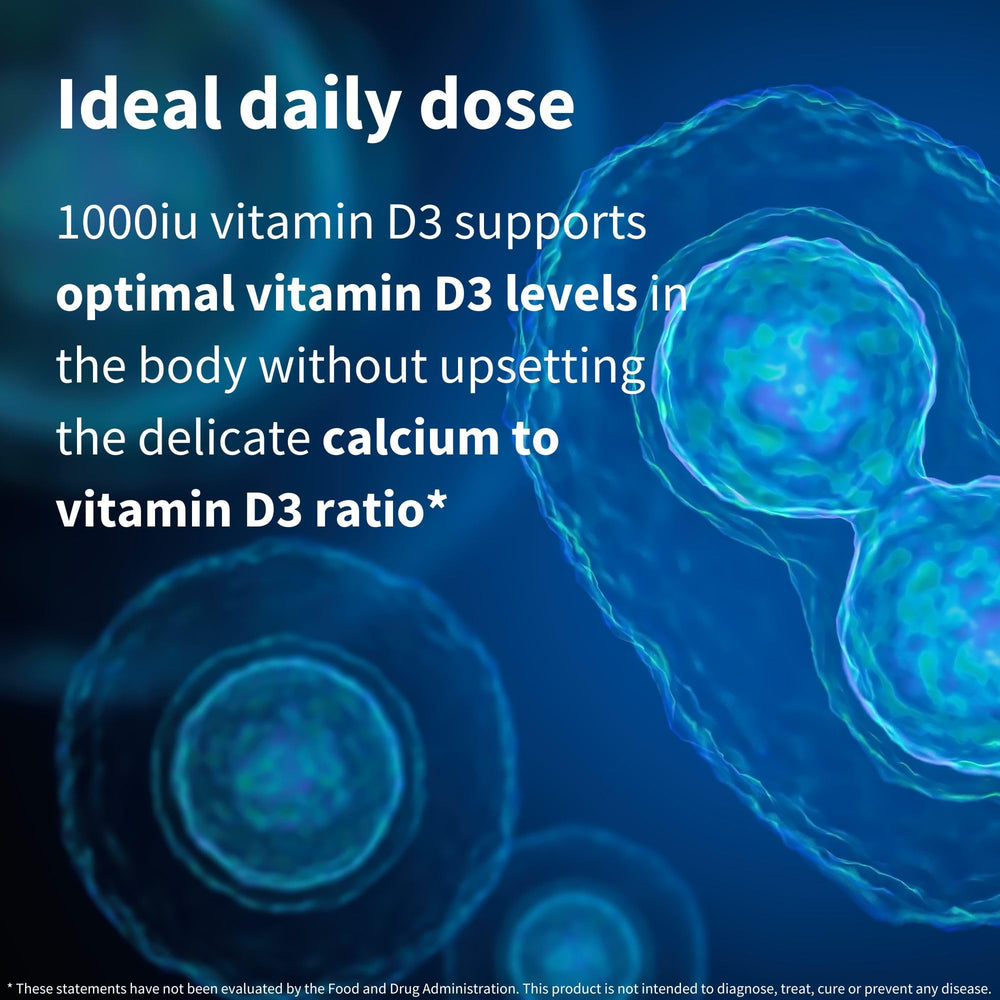 Igennus Vitamin D3 1000IU bottle promotes daily bone and immune support for families.