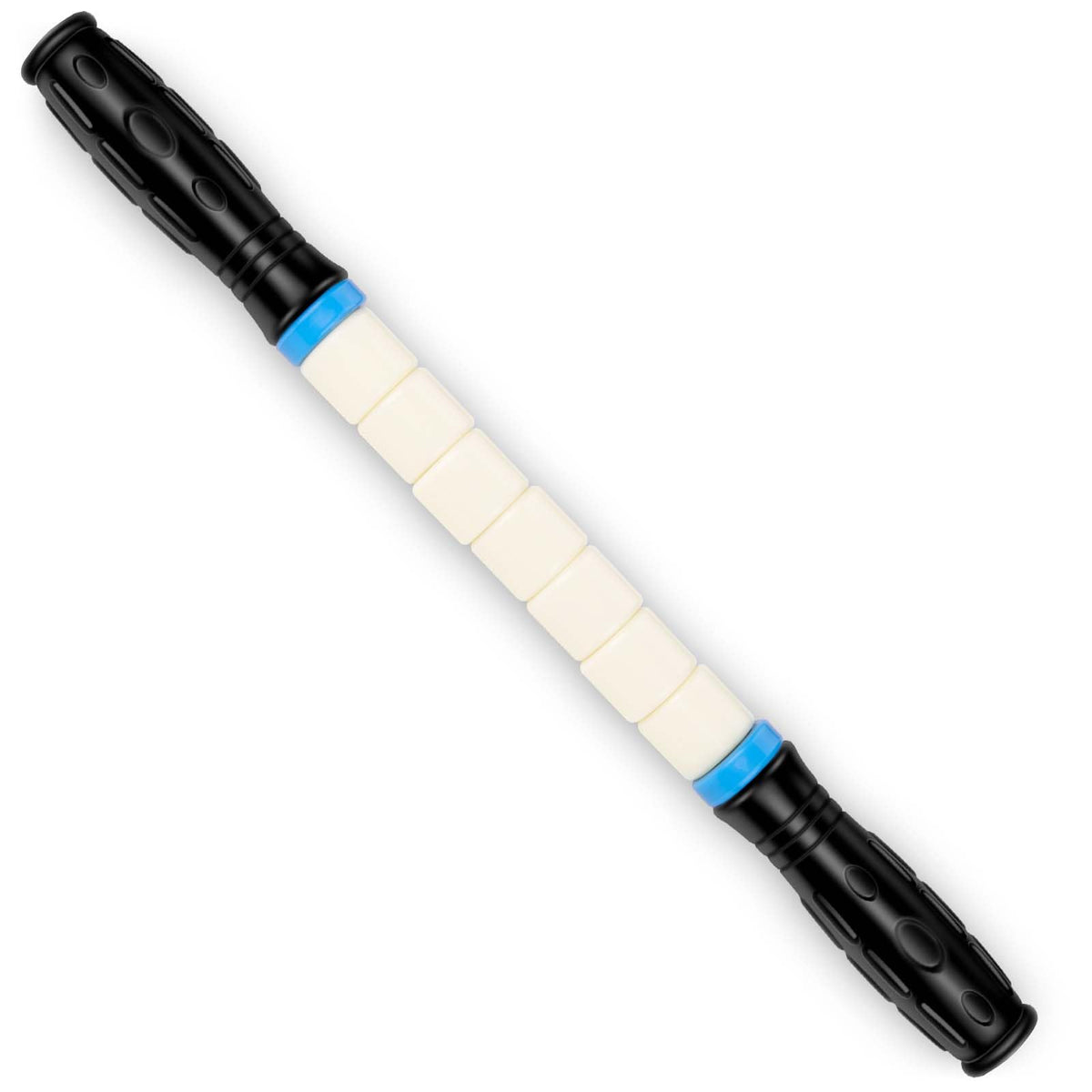 iGreely Premium Muscle Roller 17in white with sturdy build for on-the-go recovery sessions